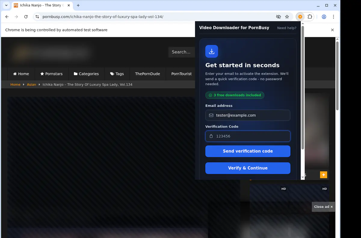 Pornbusy Video Downloader screenshot 4